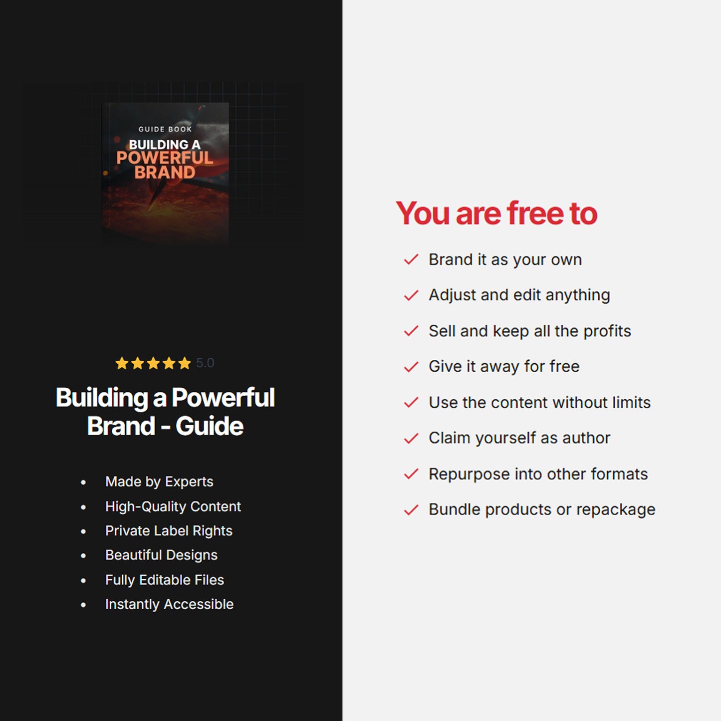 Building a Powerful Brand Guide | Step-by-Step Ebook, Checklist, Workbook Tools for Small Business Owners & Entrepreneurs