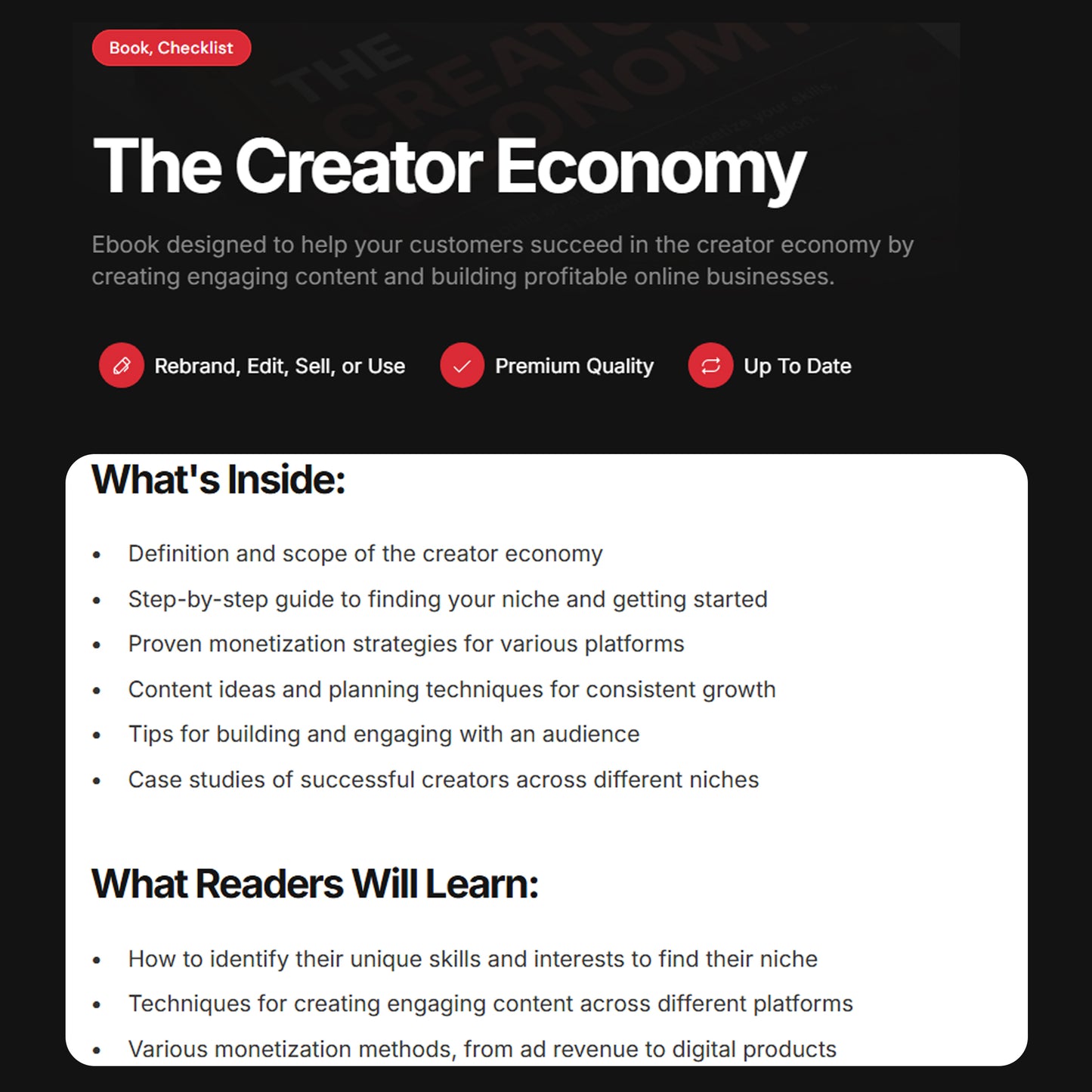 The Creator Economy