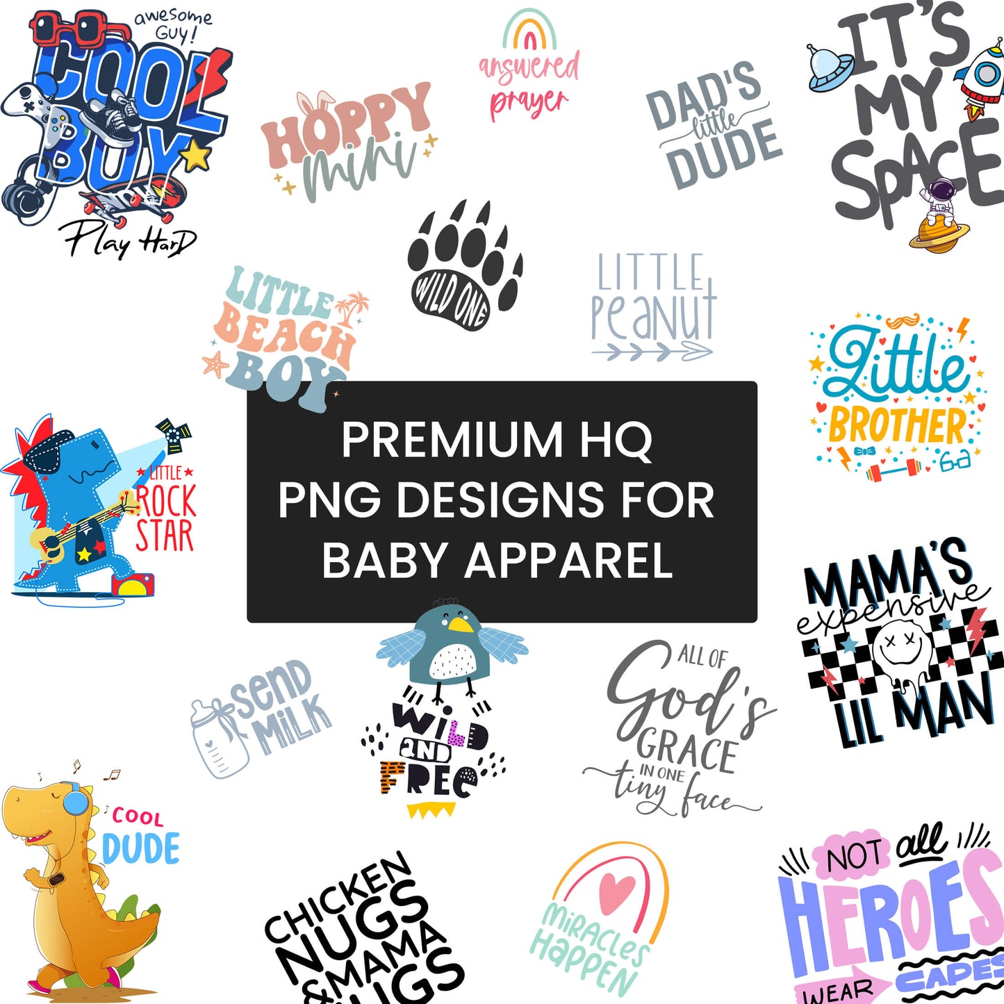 Kids Nursery Store Creator Bundle, Kids Nursery Prints and Patterns, Nursery Wall prints