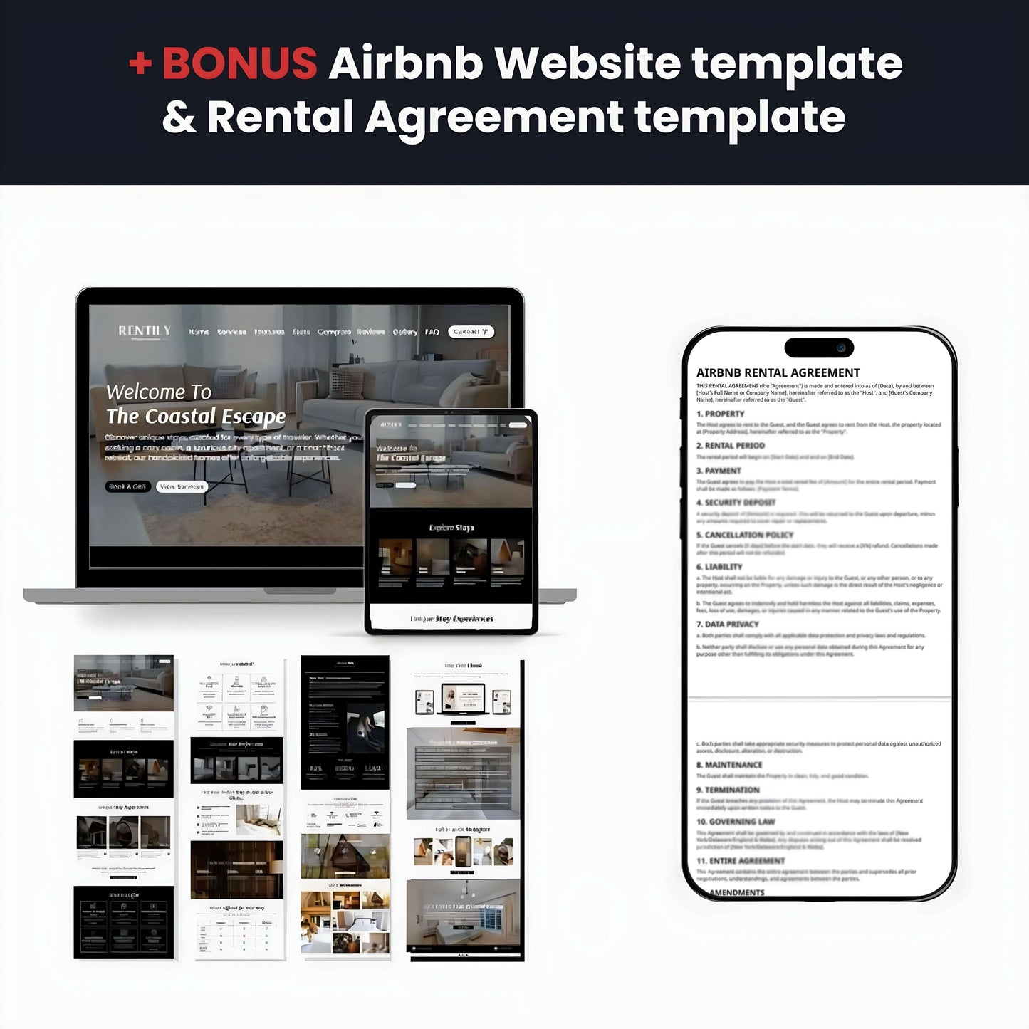 2025 MEGA AIRBNB BUNDLE: AirBnB Templates, AirBnB Welcome, AirBnB Signs, AirBnB Cleaning Checklist, AirBnB Inventory