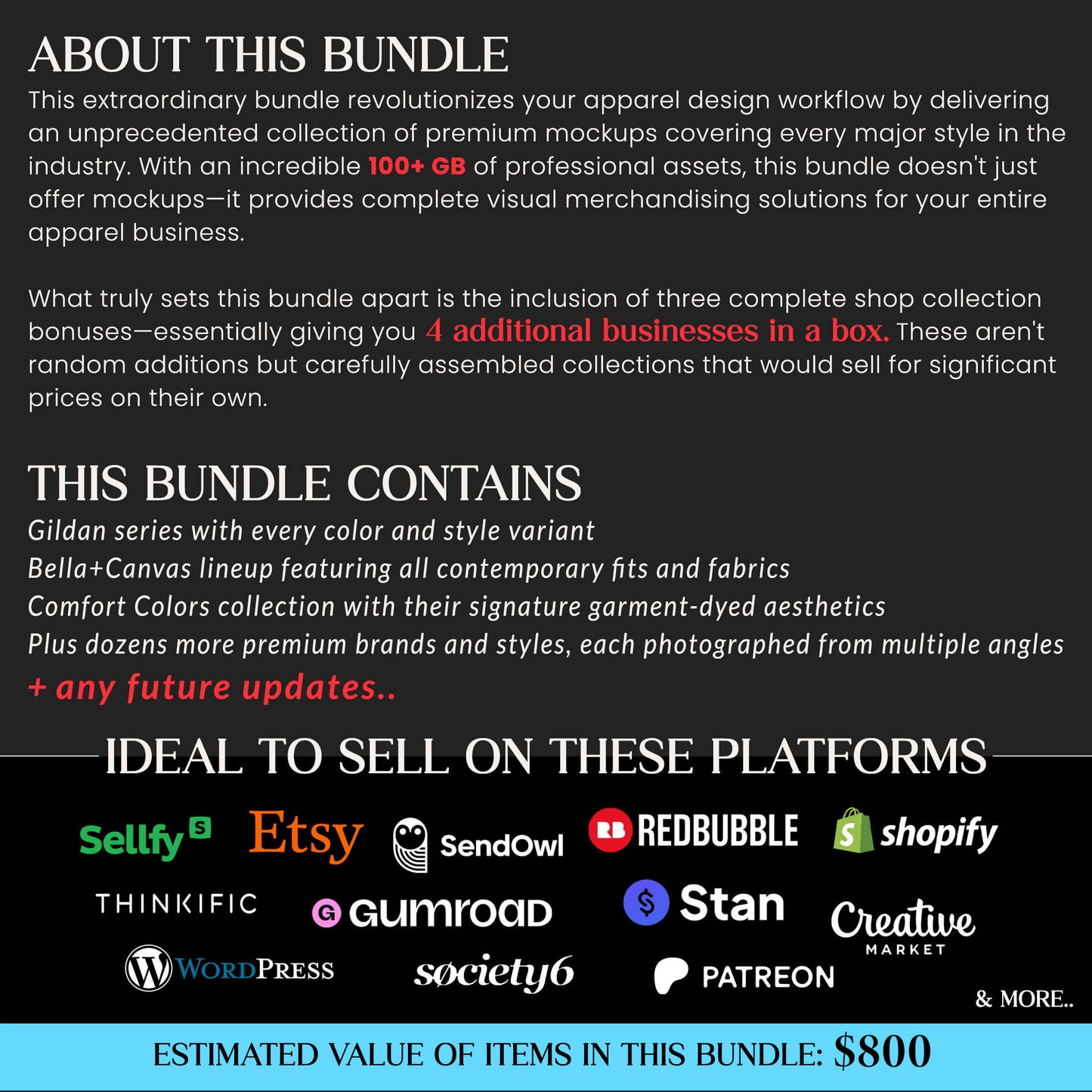 Ultimate Mockup Mega Bundle 50,000+ Mockups + 4 Bonus Whole Shop Bundles, Ultimate Mockup Bundle