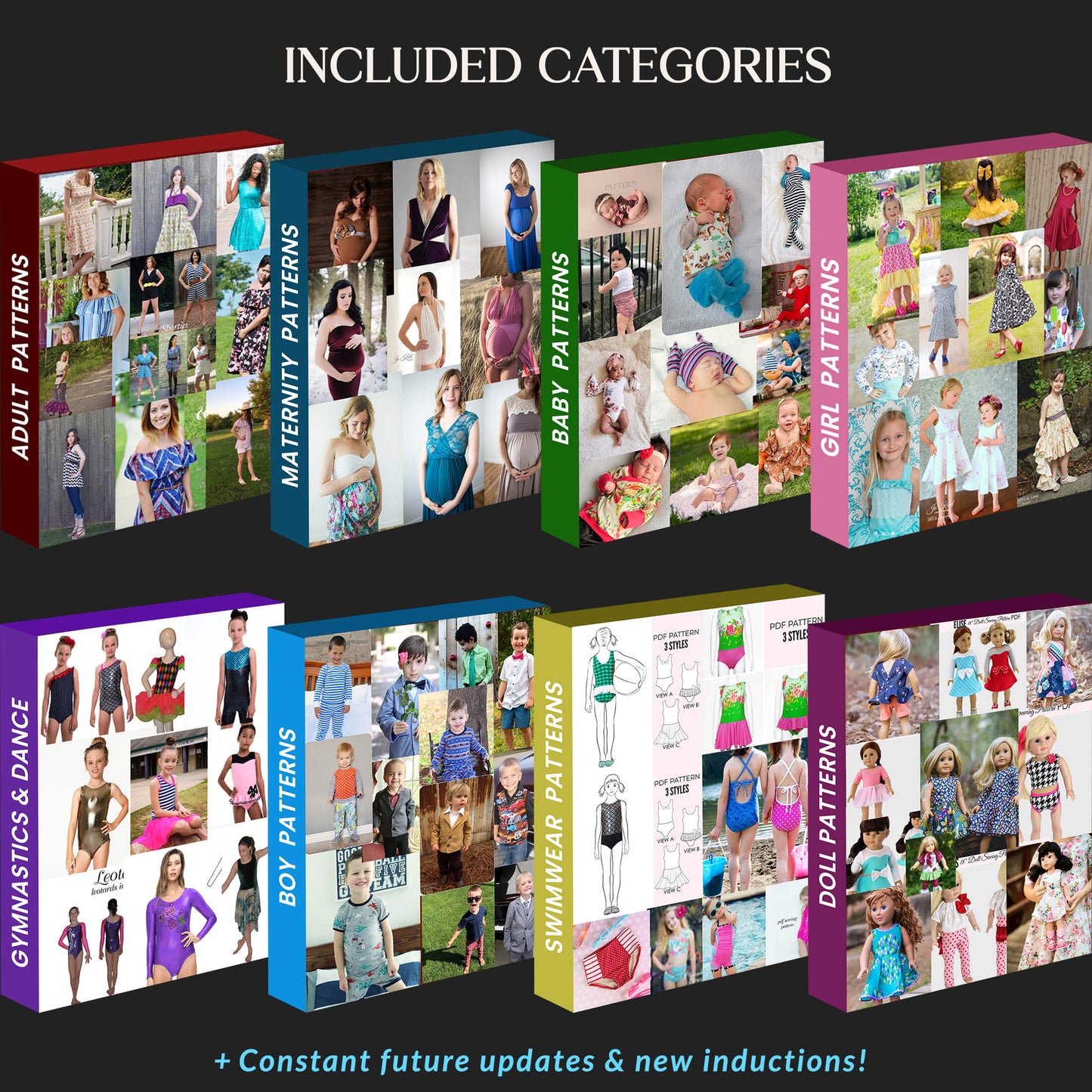 230+ Mega Sewing Patterns bundle, Sewing Digital pattern bundle sewing templates 230+ Patterns
