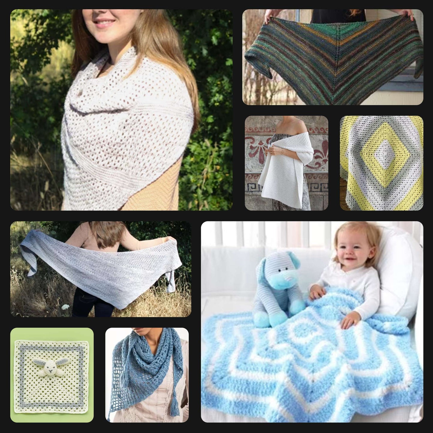Crochet Patterns Mega Bundle, Crochet Pattern Bundle Pack, Easy & Beginner Friendly Crochet Tutorials