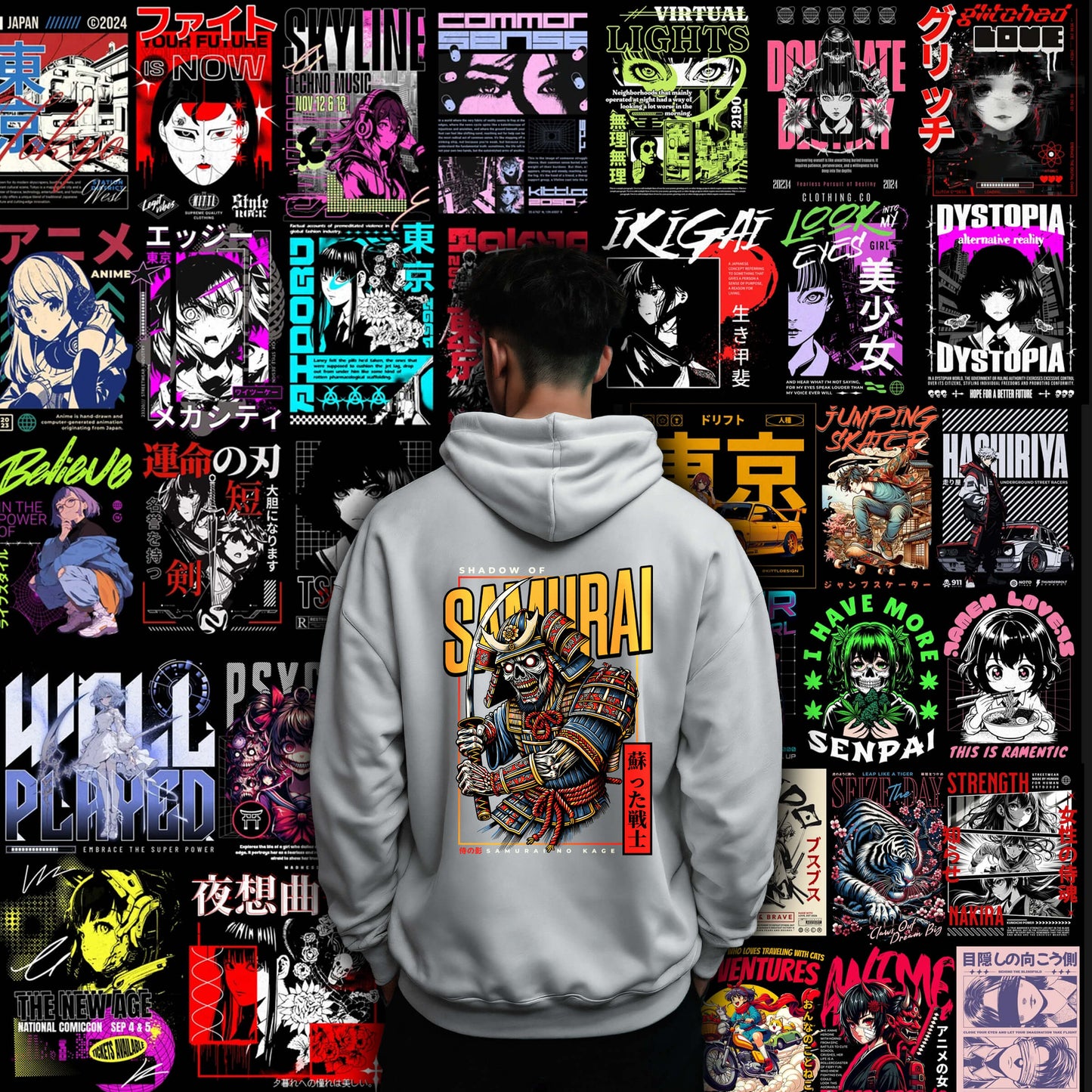 Ultimate POD Designs Mega Bundle, Latest Streetwear Design Bundle, T-Shirt Print Design, Hip Hop T-Shirt