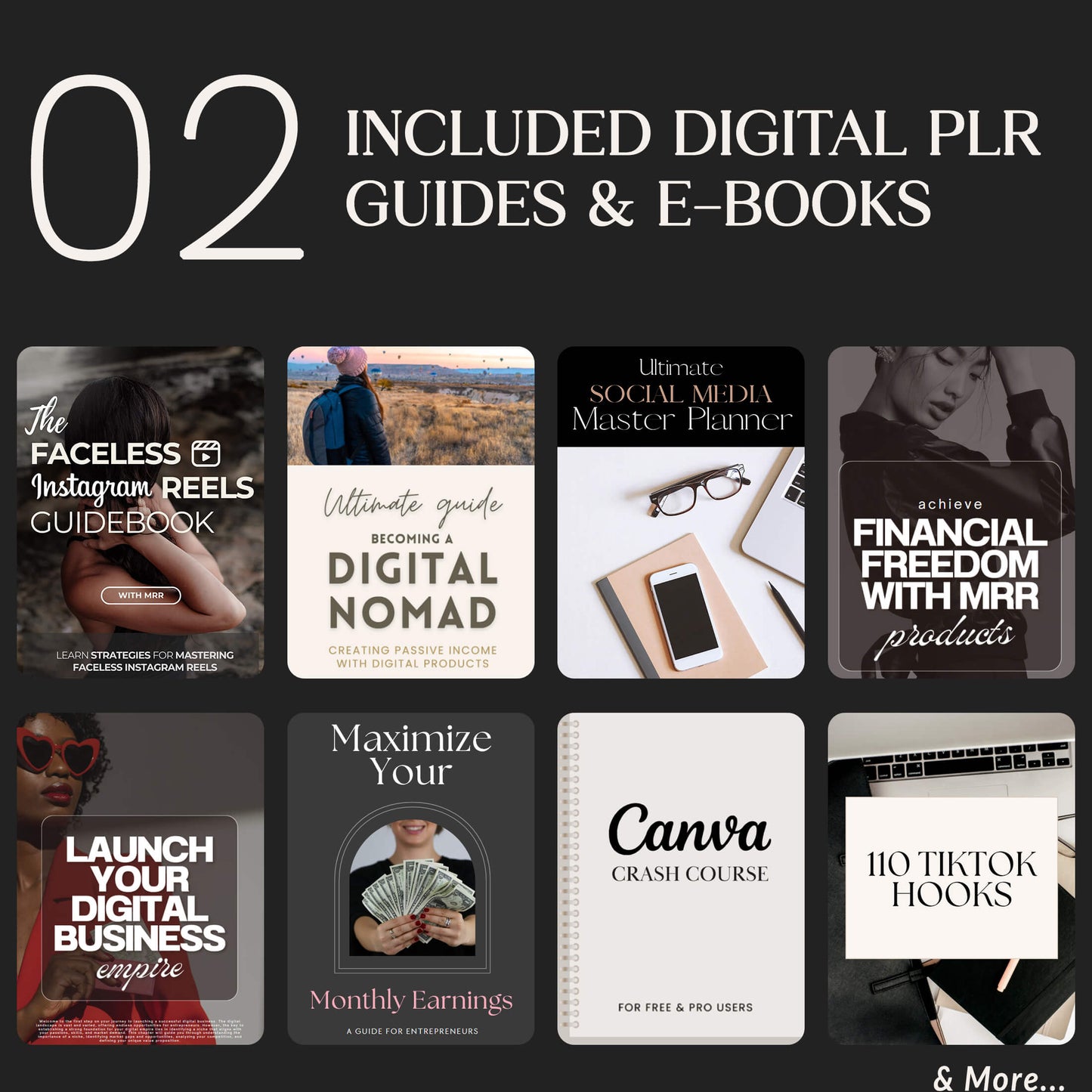 Premium Digital Wealth Guides E-Books Bundle, Digital Empire Creation Bundle, Passive Income Building Books