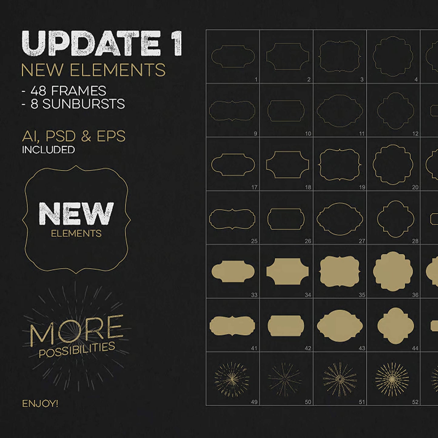 Logo Creation kit, Easily Create premium logos with 300+ Premium Logo Elements, Logo Maker