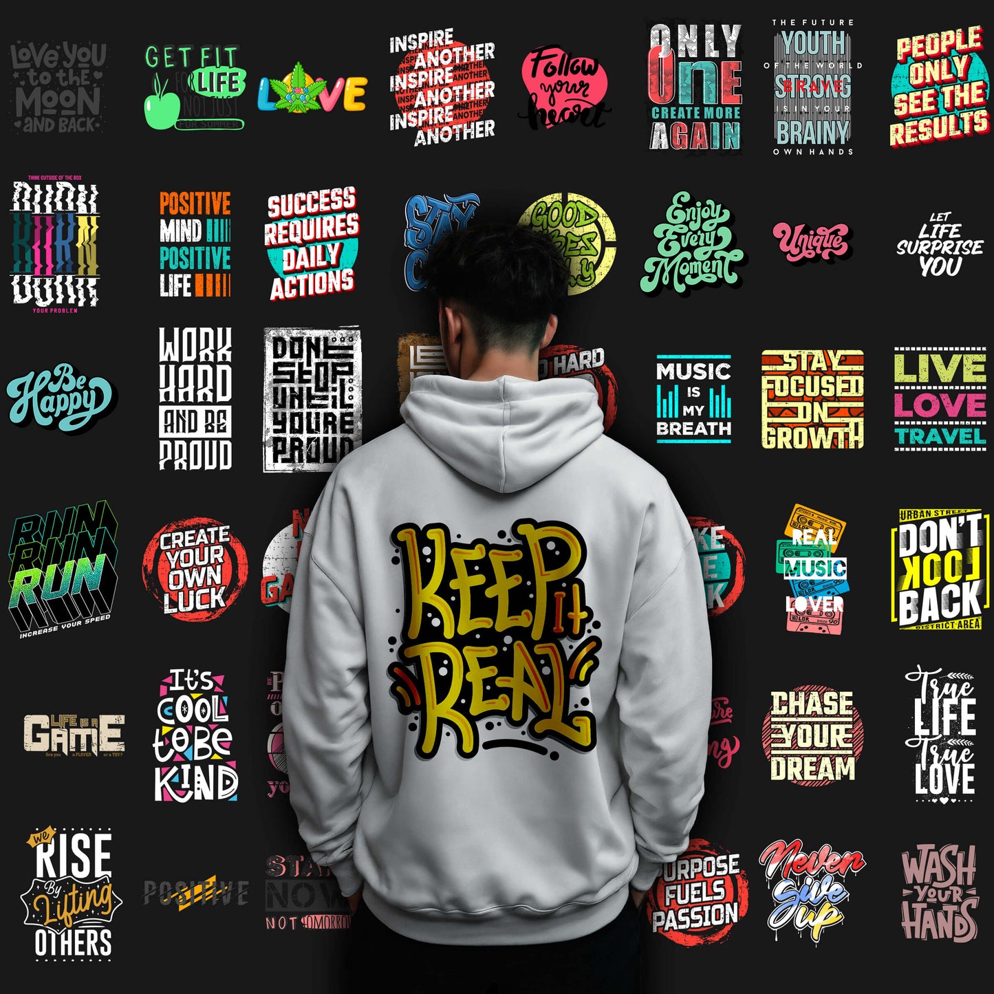 Ultimate POD Designs Mega Bundle, Latest Streetwear Design Bundle, T-Shirt Print Design, Hip Hop T-Shirt