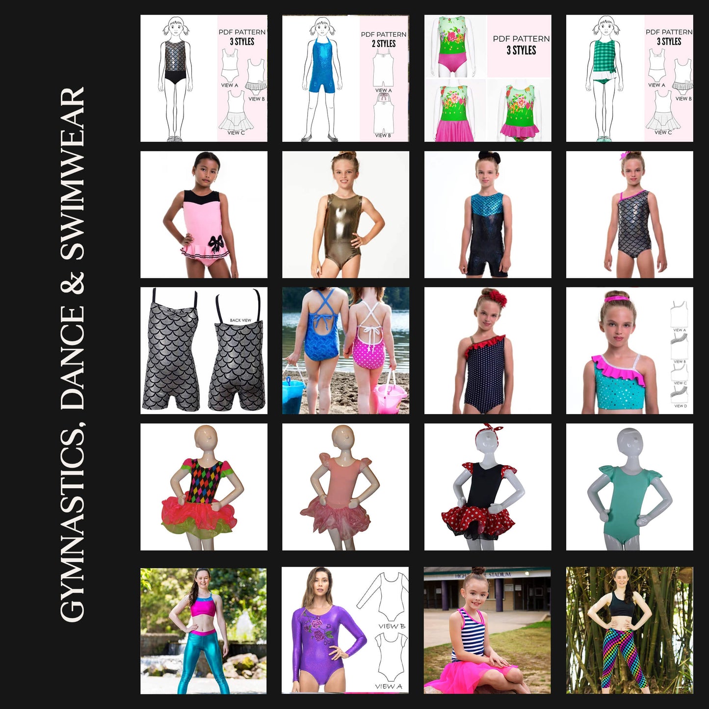 230+ Mega Sewing Patterns bundle, Sewing Digital pattern bundle sewing templates 230+ Patterns