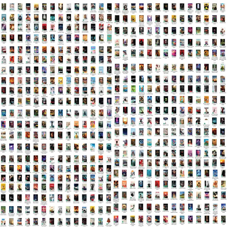 8000+ Movie Posters Mega Collection: High-Resolution Film Art (Digital Download)