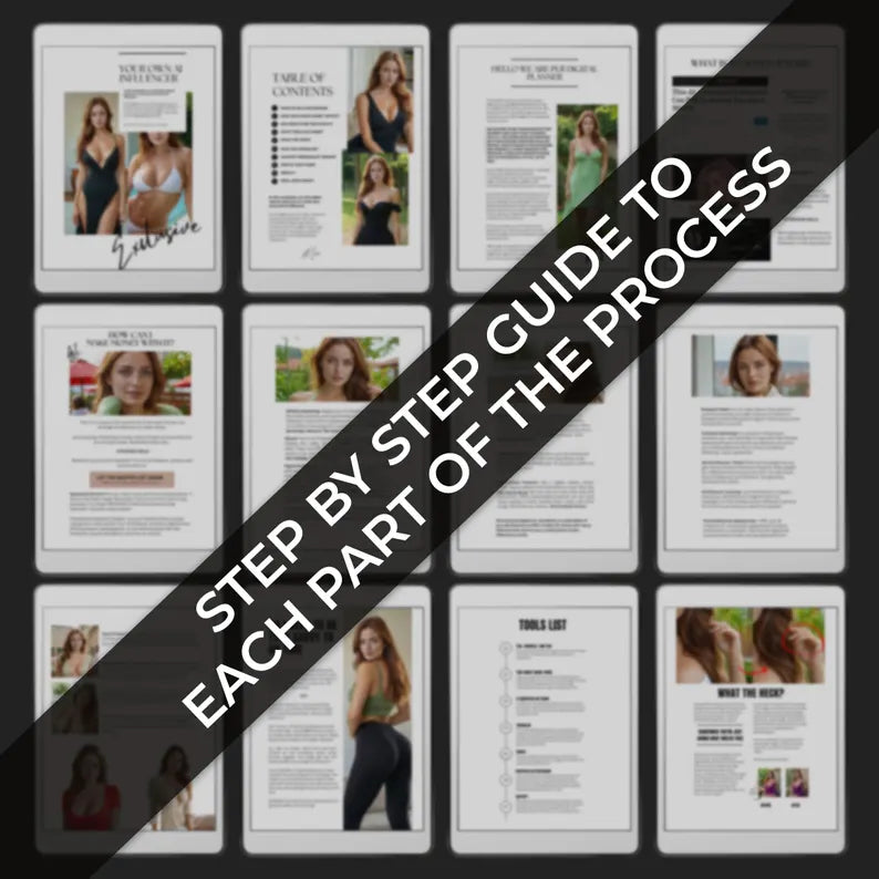 AI Influencer Guide, create your own AI Influencer, Step by Step Guide to create Ai influencer, Ai Influencer complete DIY guide