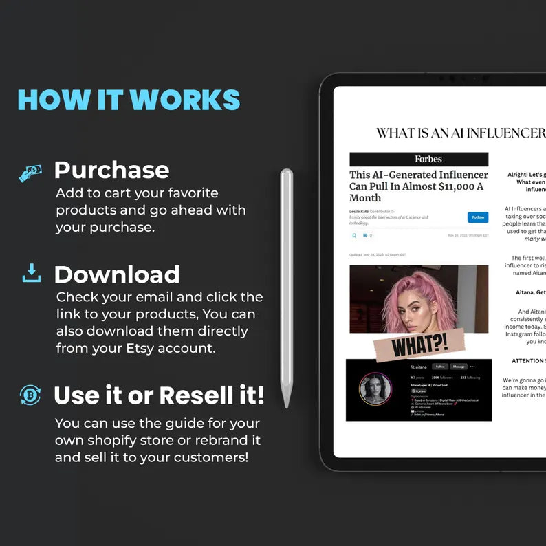 AI Influencer Guide, create your own AI Influencer, Step by Step Guide to create Ai influencer, Ai Influencer complete DIY guide
