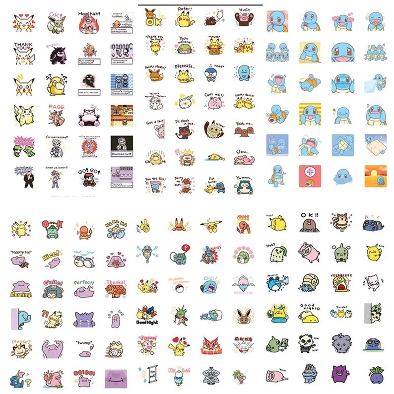 Mega Pokemon Bundle 1900+ Files, Unique Pokemon Designs Png, Vector Layered Svg Files, Charizard, Pikachu Png, Cricut Easy Pokemon Png