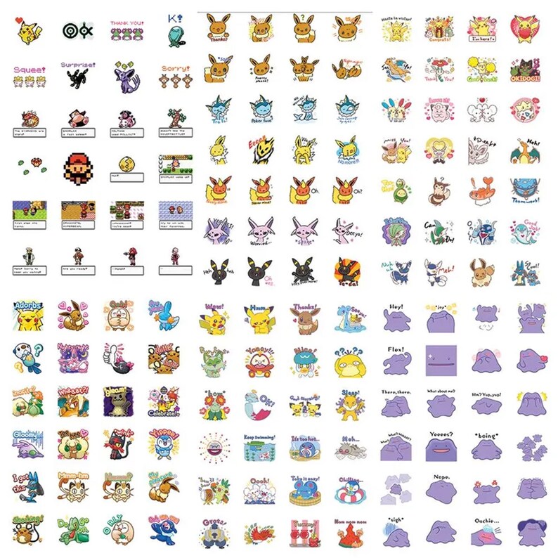Mega Pokemon Bundle 1900+ Files, Unique Pokemon Designs Png, Vector Layered Svg Files, Charizard, Pikachu Png, Cricut Easy Pokemon Png