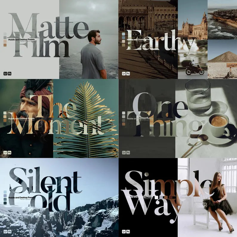 Boho Lightroom Presets Bundle: 2000+ Mobile & Desktop Photo Filters (Digital Download)