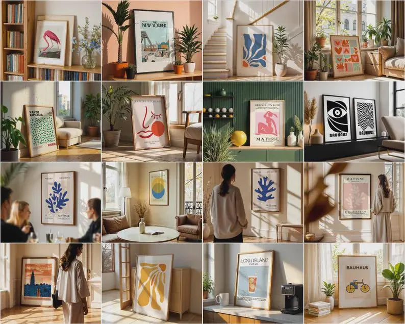 500+ Frame Mockup PSD Bundle: AI-Generated Wall Art Display (Digital Download)