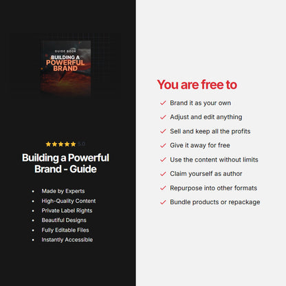 Building a Powerful Brand Guide | Step-by-Step Ebook, Checklist, Workbook Tools for Small Business Owners & Entrepreneurs