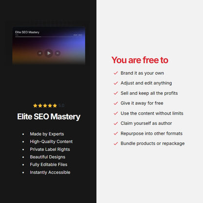 Elite SEO Mastery | Video Course White Hat SEO, Blogging & ChatGPT Strategies for Fast Google Rankings, Ultimate SEO Masterclass