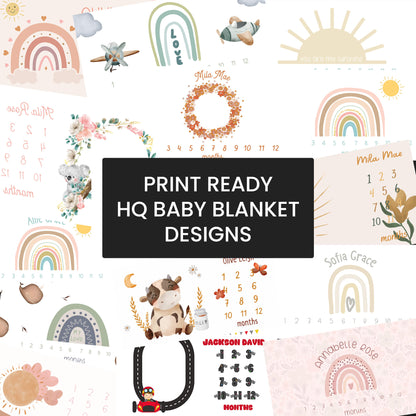 Kids Nursery Store Creator Bundle, Kids Nursery Prints and Patterns, Nursery Wall prints