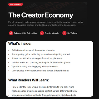 The Creator Economy