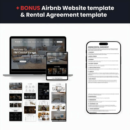 2025 MEGA AIRBNB BUNDLE: AirBnB Templates, AirBnB Welcome, AirBnB Signs, AirBnB Cleaning Checklist, AirBnB Inventory