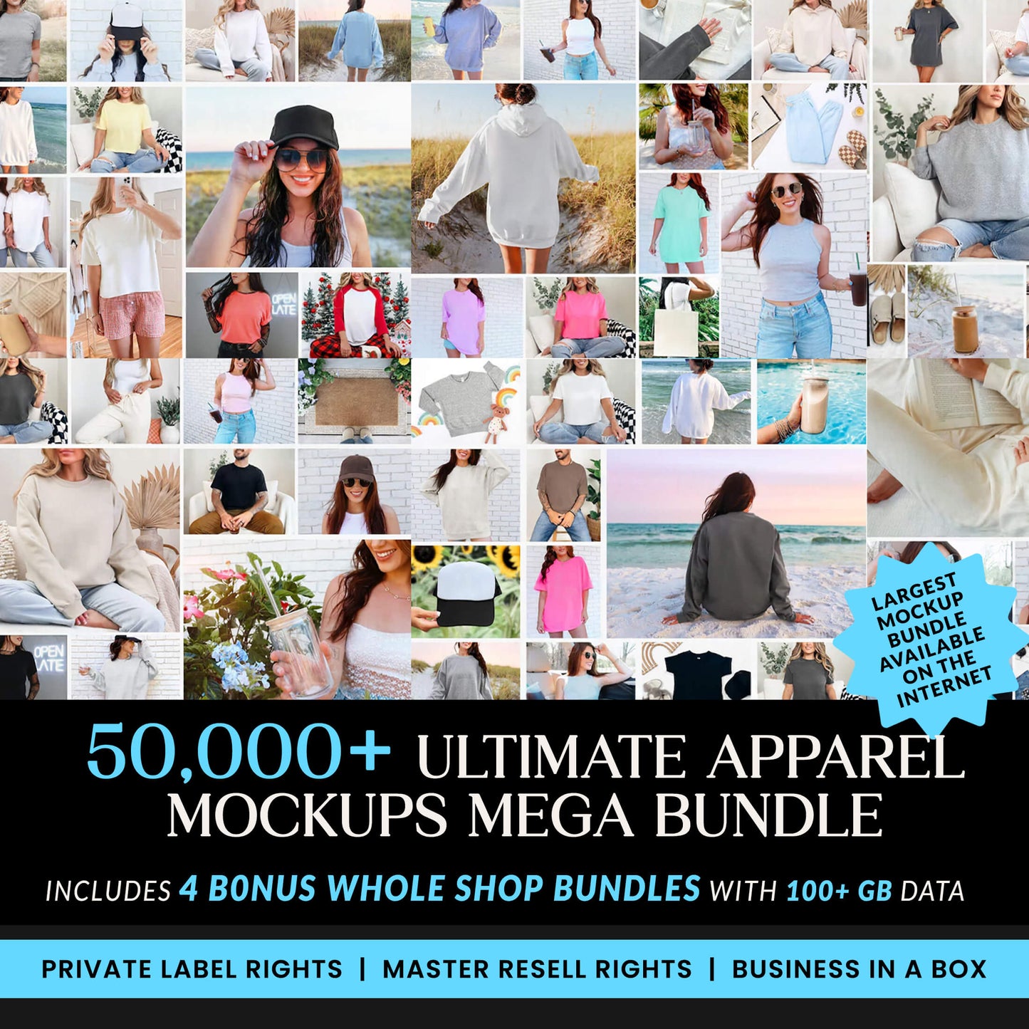 Ultimate Mockup Mega Bundle 50,000+ Mockups + 4 Bonus Whole Shop Bundles, Ultimate Mockup Bundle