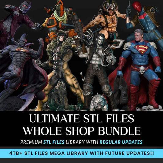 Ultimate STL mega pack, 4800+ premium quality STL files, Marvel, Dc, Lotr, Dbz, Witcher, Starwars, Anime