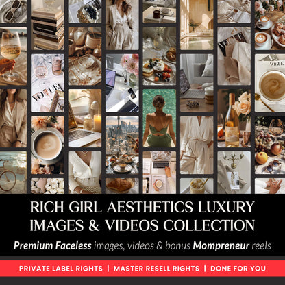 Rich Luxury Women Reels, Luxury reels for TikTok Instagram, Wealthy Lifestyle Images and Videos