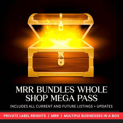 Whole Shop Pass, Complete Lifetime Shop Access with Current & Future Listings, Ultimate Pass