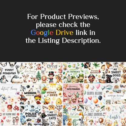 Ultimate 10,000+ Clipart Bundle, Image Files & Designs, High Quality PNG Collection