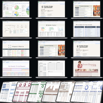 PLR Mega Spreadsheets Bundle, Premium Spreadsheet, Budget Spreadsheets, Google Sheets