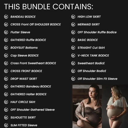 Maternity Sewing Patterns Bundle: 25+ PDF Templates (XS-3X) (Digital Download)