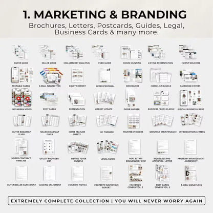 2025 Real Estate ALL-IN-ONE Templates, Real Estate Template Bundle, Canva Bundle, Canva Templates, Instagram Templates, Realtor Templates
