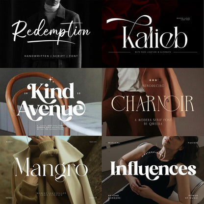 100+ Unique & Classy Modern Premium Font Bundle, Font Bundle, Elegant Font, Luxury Font, Logo Font, Wedding Font, Canva Font Collection
