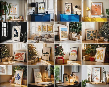500+ Frame Mockup PSD Bundle: AI-Generated Wall Art Display (Digital Download)