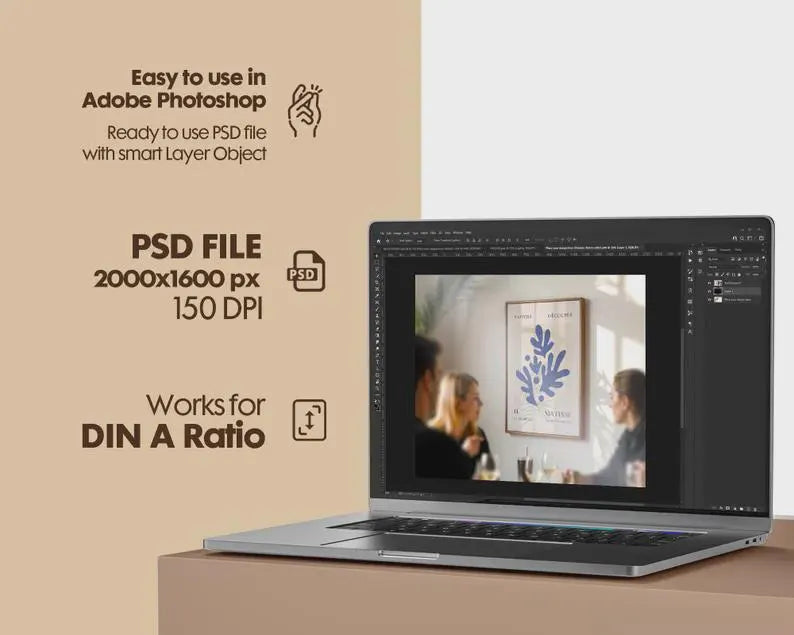 500+ Frame Mockup PSD Bundle: AI-Generated Wall Art Display (Digital Download)