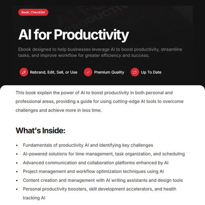 AI Masterclass with bonus Audio, Video Course, Tool stack, Guides, E-Books, Set of 3 PLR info products bundle