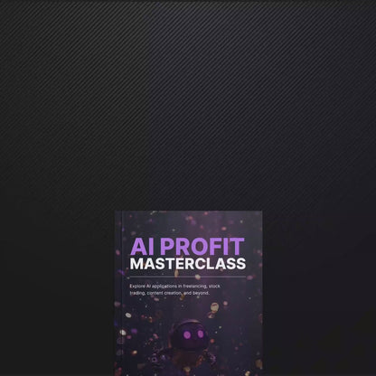AI Masterclass with bonus Audio, Video Course, Tool stack, Guides, E-Books, Set of 3 PLR info products bundle