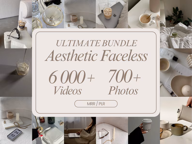 Mega Faceless & Luxury Aesthetic Reels Bundle – Video Templates Pack