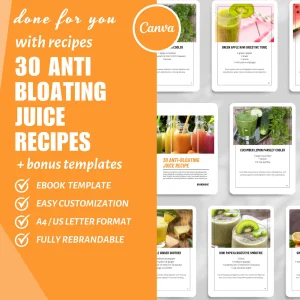 Anti-Bloating Juice Recipes eBook – Natural Detox Drinks Guide