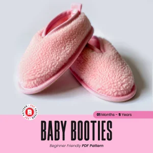 Baby Booties PDF Sewing Pattern | A4 Projector formats | Baby and kids sizes
