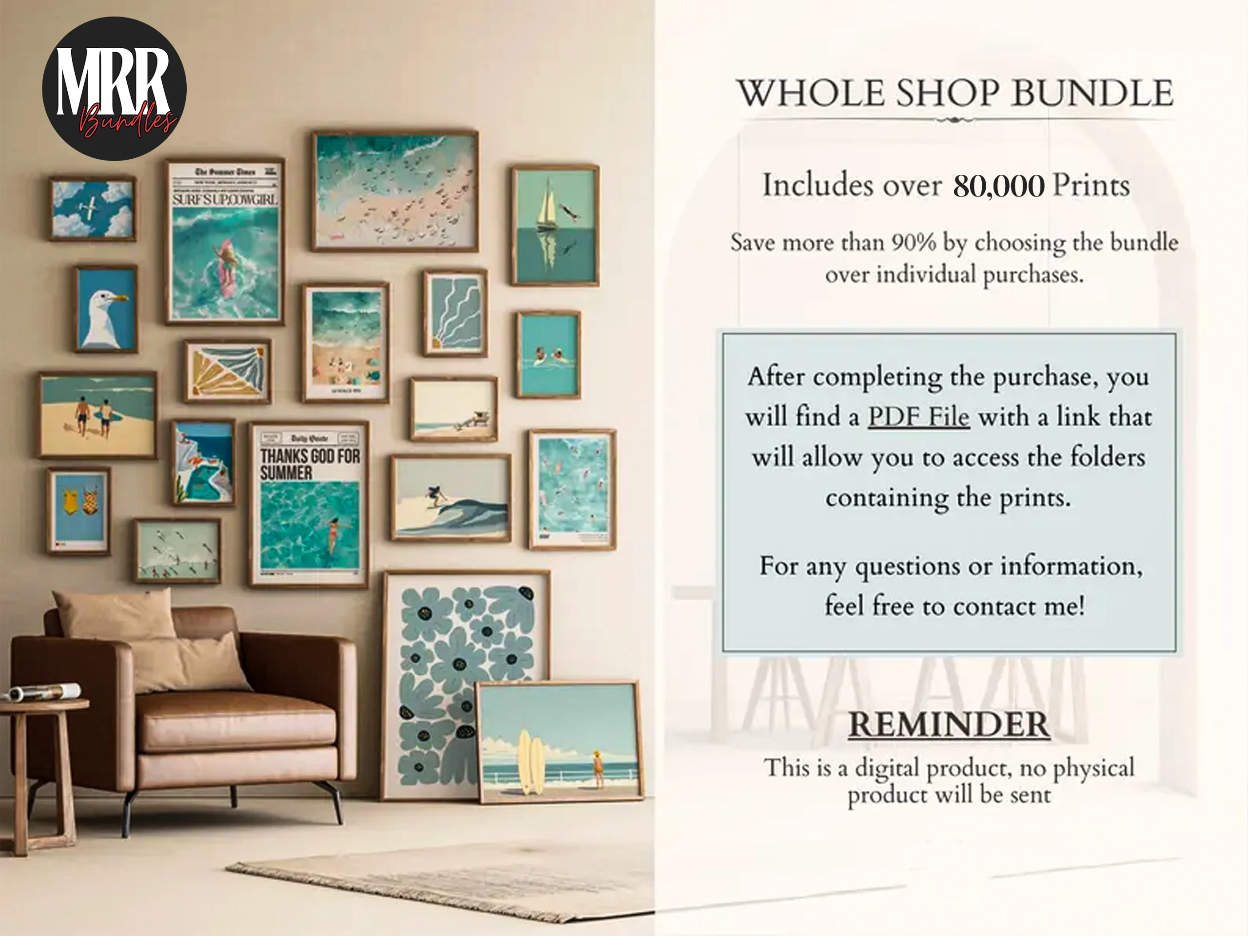 90k HD Printable Wall Art Bundle, 100+ Niches, Lifetime Access (Digital Download) - Image 10