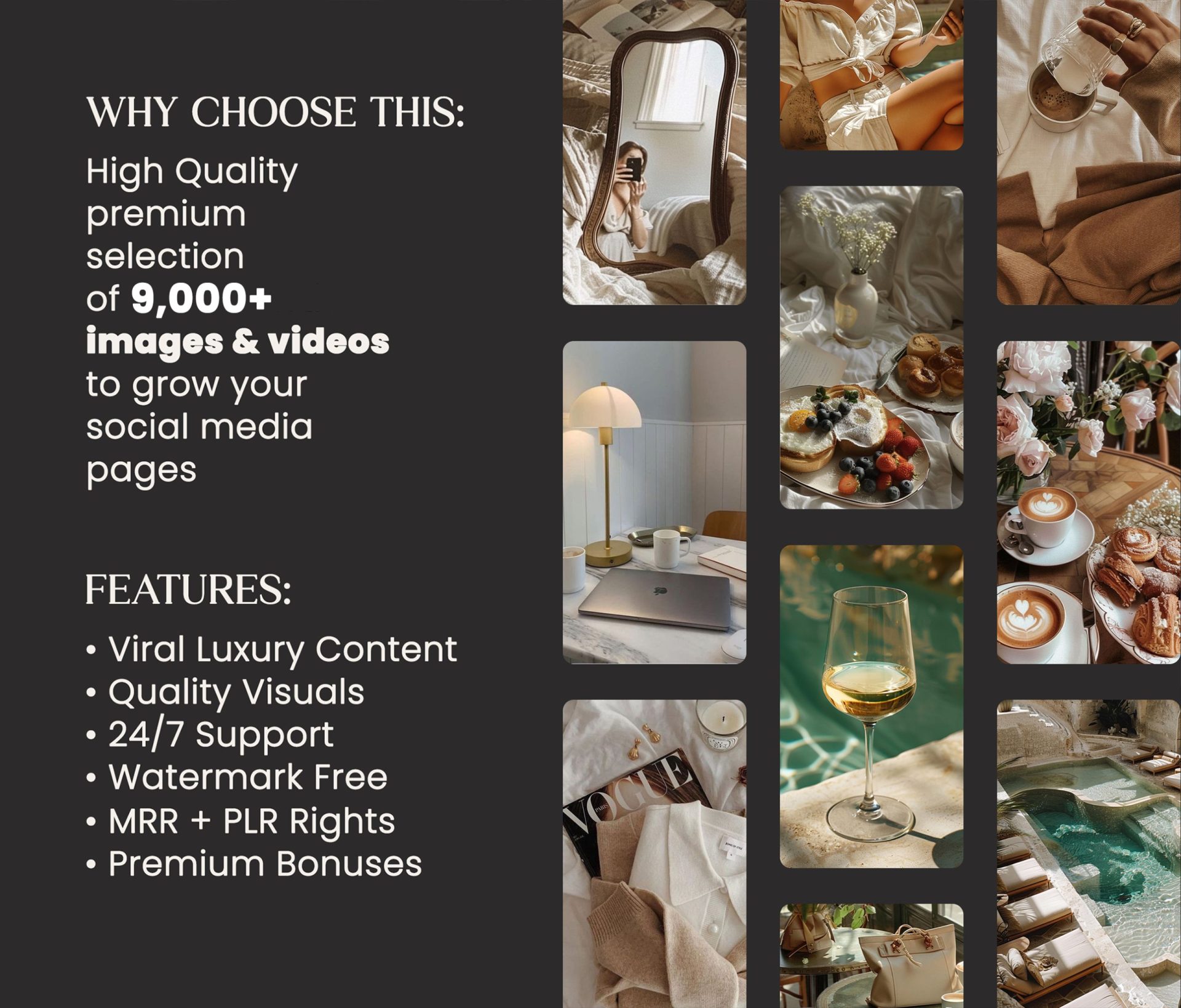 Mega Faceless & Luxury Aesthetic Reels Bundle – Video Templates Pack - Image 12