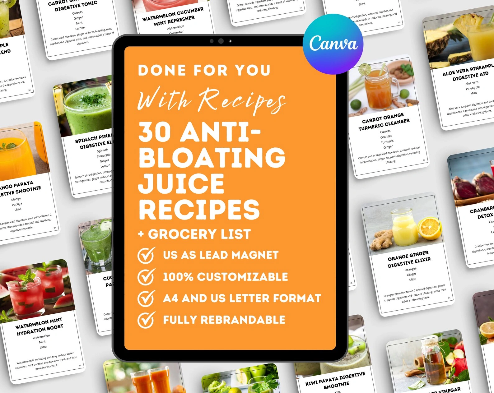 Anti-Bloating Juice Recipes eBook – Natural Detox Drinks Guide - Image 2