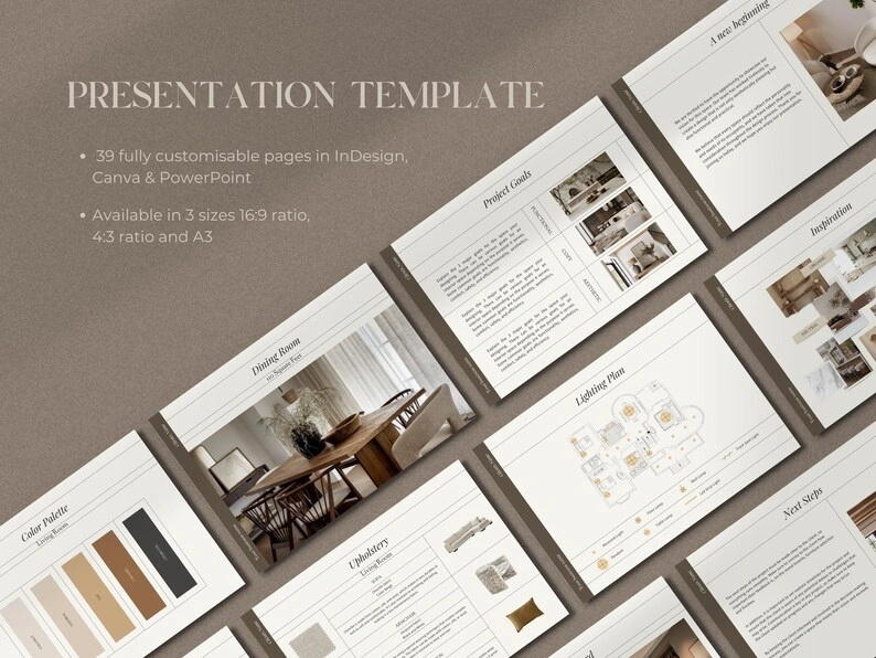 Interior Design Business Templates: Proposal, Presentation, FF&E Canva Templates - Image 5