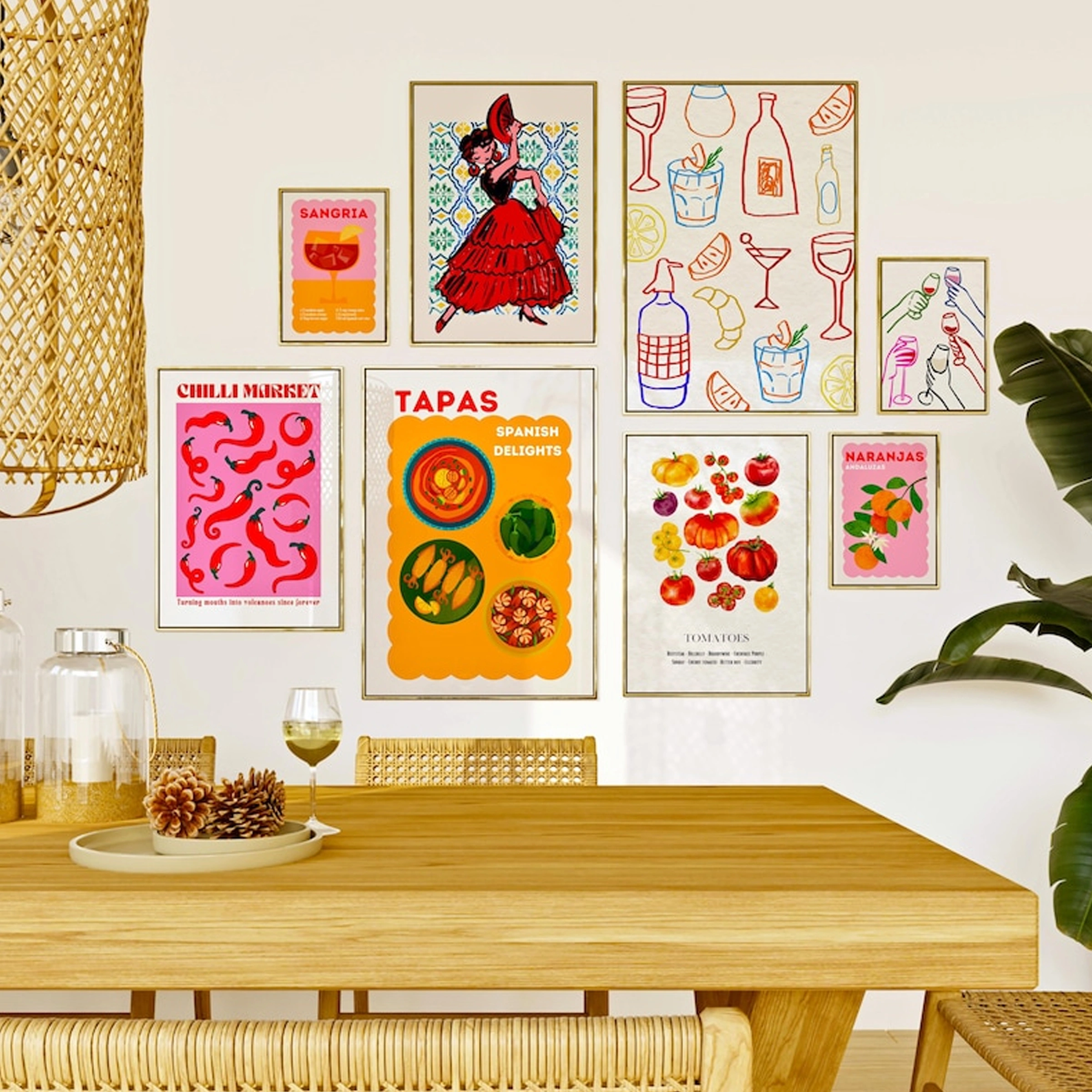 Set of 2000+ Kitchen Prints Bundle, Colorful Food & Drink Wall Art, HQ Digital Prints, PLR/MRR Aesthetic Dining Decor - Image 4