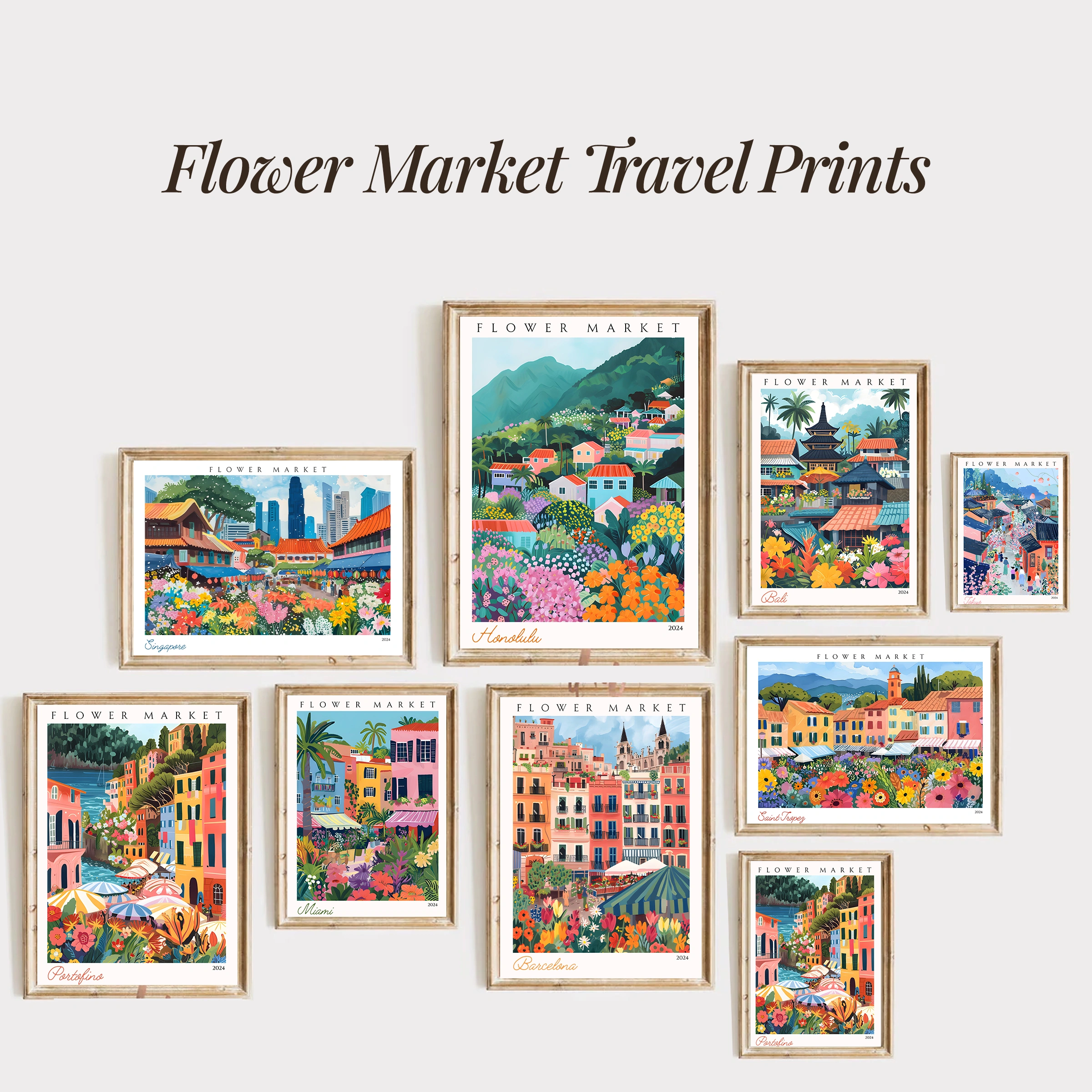 1450+ Mega Travel Wall Art Collection, Unique Travel Prints in 7 Different Art Styles, Aesthetic Gallery Wall Set PDF - Image 5