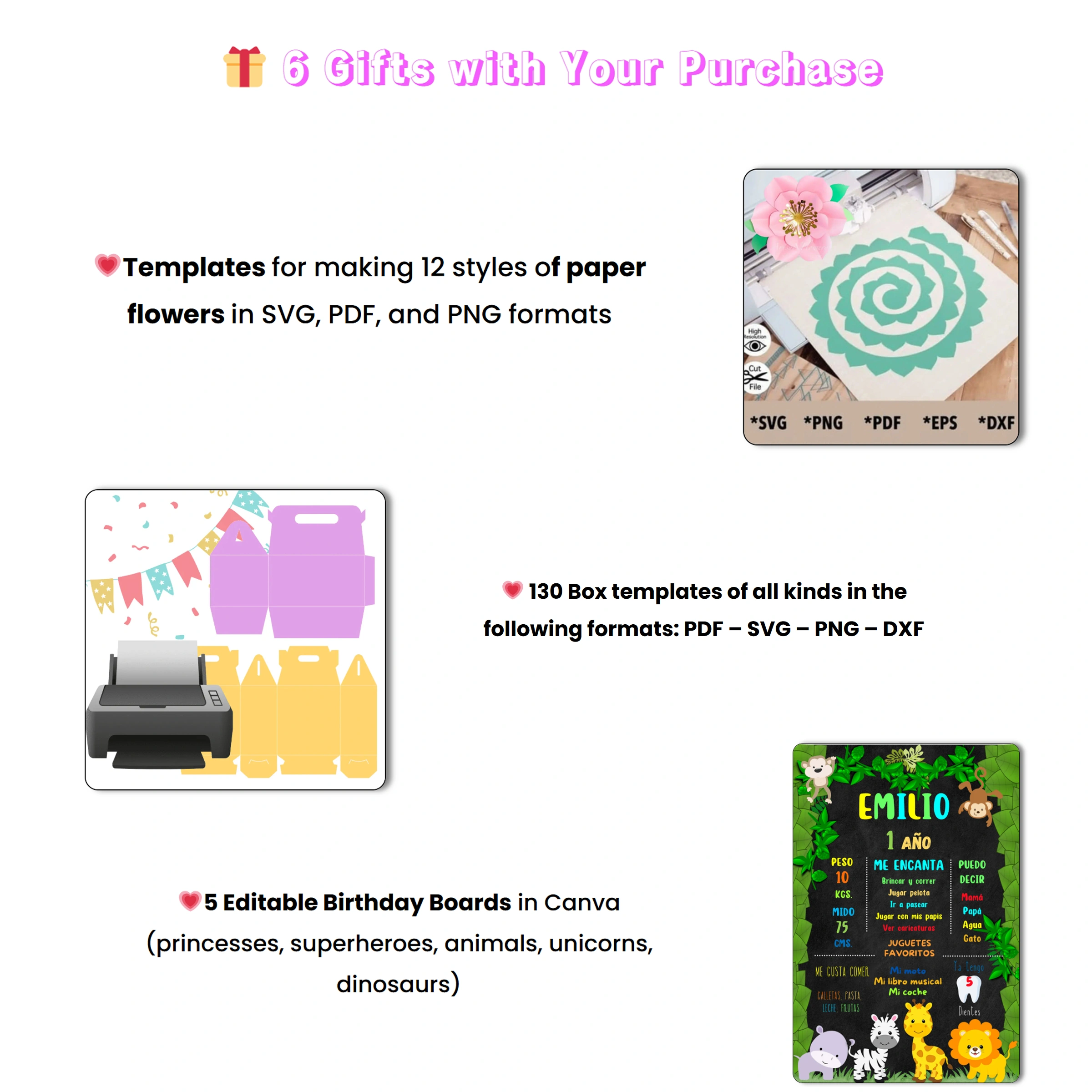 Ultimate Party Favor Printables Bundle | Canva Editable Easy Templates for Every Celebration - Image 6