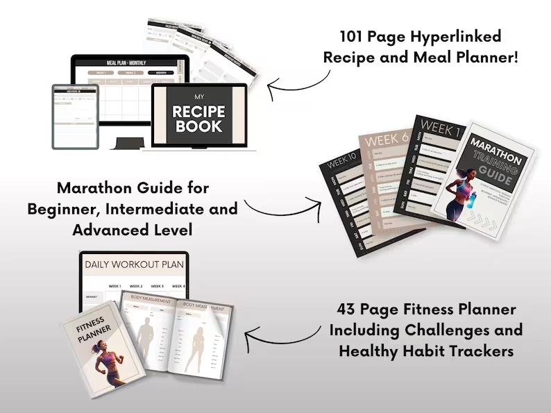 Ready to Resell Fitness Bundle, 250+ Page Health & Wellness Toolkit, June 2025 Version, PLR & MRR Canva Workout Planner - Image 5