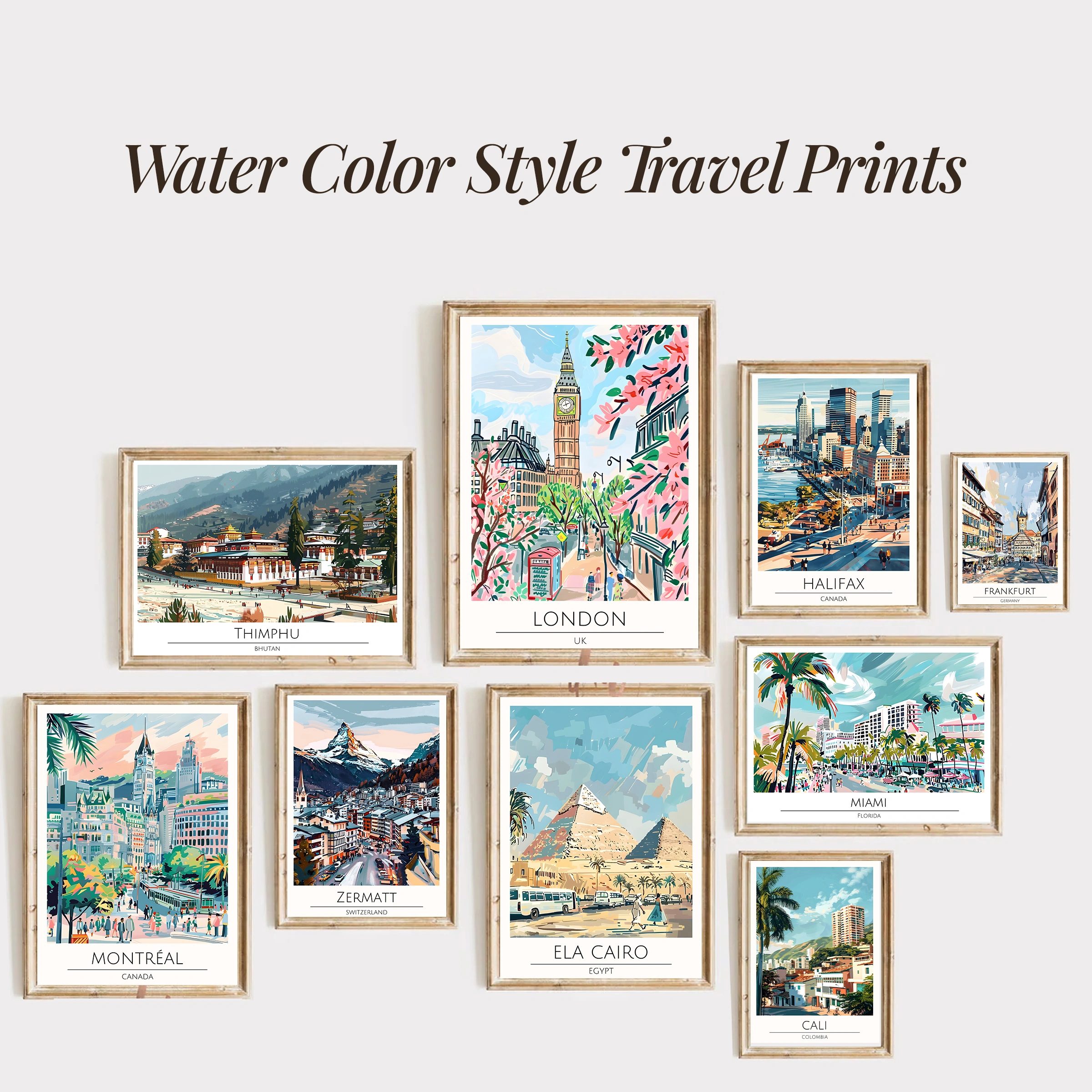 1450+ Mega Travel Wall Art Collection, Unique Travel Prints in 7 Different Art Styles, Aesthetic Gallery Wall Set PDF - Image 6