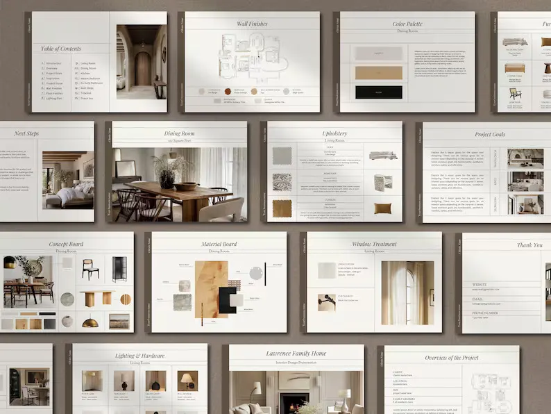Interior Design Business Templates: Proposal, Presentation, FF&E Canva Templates - Image 11